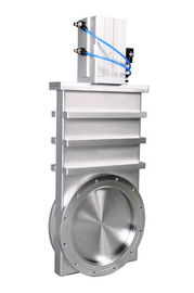 Valvola a saracinesca pneumatica di vuoto dell'azionamento/PA manuale della valvola a saracinesca piccolo per la misurazione del rumore 1E+5-1E-7